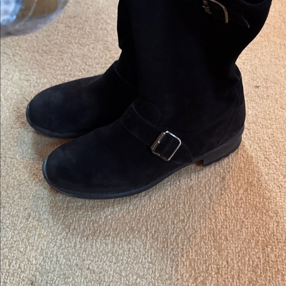 Paul Green suede Suri zip Austrian moto boots - Picture 5 of 7
